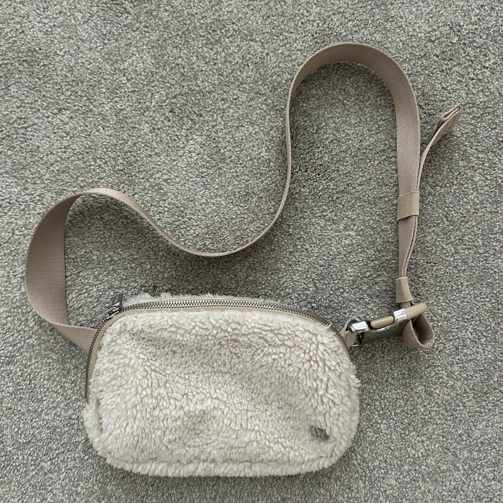 Lululemon Cream Crossbody Bag